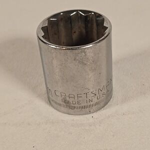 Vintage Craftsman‎ 27mm Socket  1/2" Drive 44243 USA
